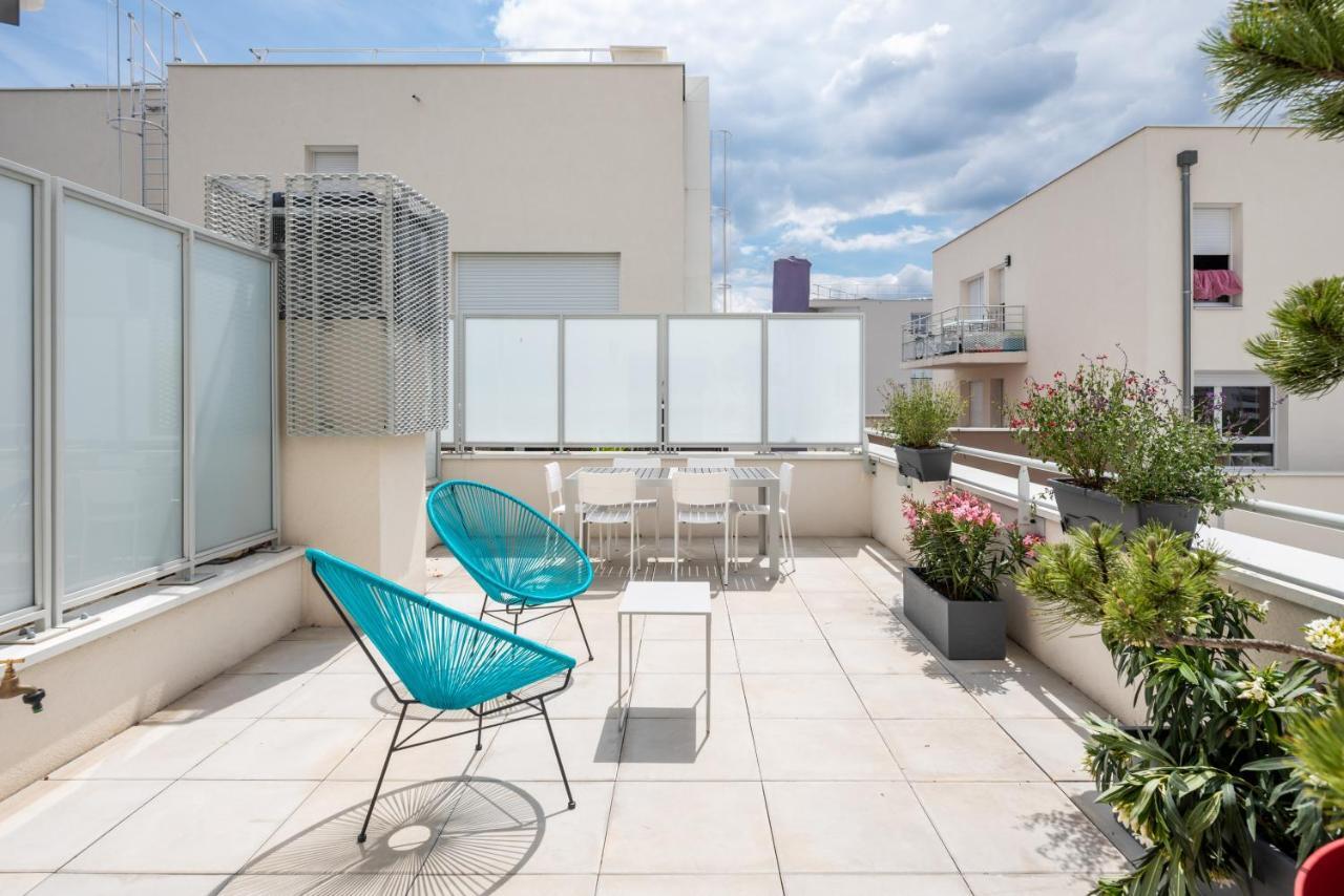 Appartement De Standing Avec Grande Terrasse Villeurbanne Exteriör bild
